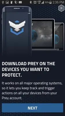 Prey Anti Theft android App screenshot 1