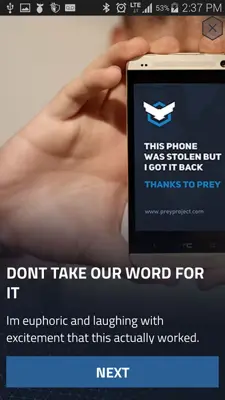 Prey Anti Theft android App screenshot 2